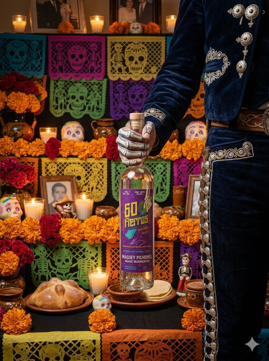 Mezcal 60 Fierros – Papalometl (750 ml)