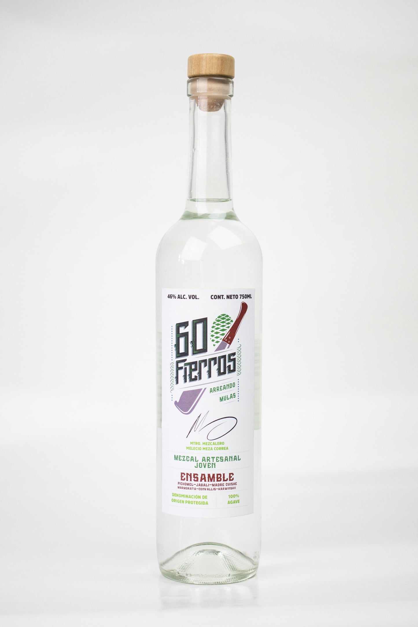 MEZCAL ENSAMBLE (PICHOMEL-MADRE CUISHE -JABALI) 750 ML 46º